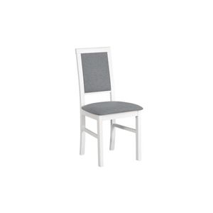 Jídelní židle NILO 3 Bílá Tkanina 22X