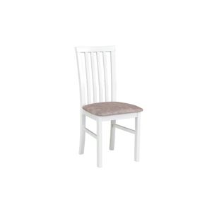 Jídelní židle MILANO 1 Bílá Tkanina 24B