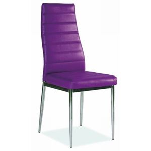 Židle H-261 fialová/chrom