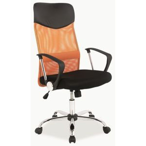 Židle kancelářská Q-025 oranžová