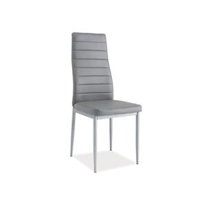 Židle H-261 BIS hliník/šedá