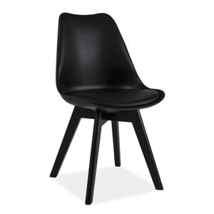 Židle KRIS II černá/černá