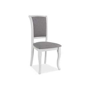 Jídelní židle MNSC bílá/šedá