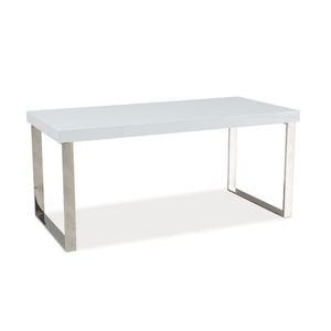 Konferenční stůl ROSA 100x50x45 cm - bílá lakovaná