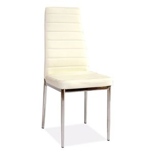 Židle H-261 bílá/chrom