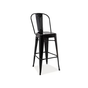 Barová židle Loft H-1 černá
