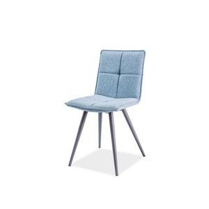 Jídelní židle DARIO šedá/modrá
