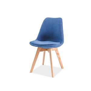 Jídelní židle DIOR dub/modrá