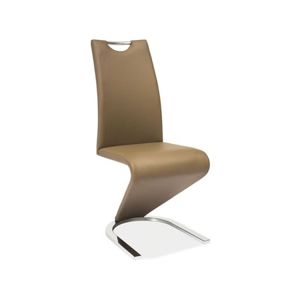 Jídelní židle H-090 latte/chrom