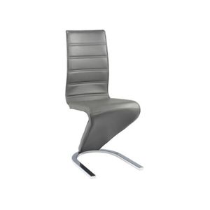 Jídelní židle H-669 šedá/bílá záda