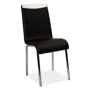 Židle H-161 černá/bílá