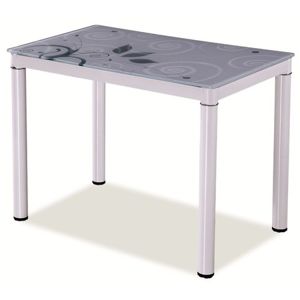 Jídelní stůl Damar 80x60 cm bílá