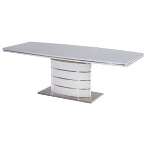 Jídelní stůl FANO bílý 160(220)x90 cm