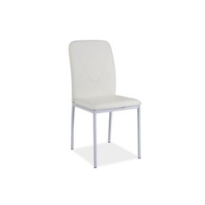Jídelní židle H-623 bílá/bílé nohy
