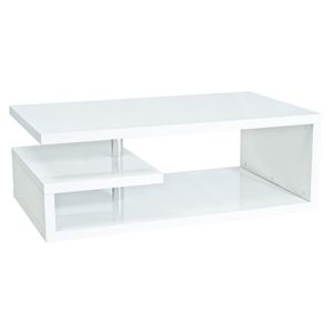 Konferenční stolek TIERRA bílá 120x70x43 cm