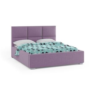 Čalouněná postel NOVATIC 160x200 cm Fialová