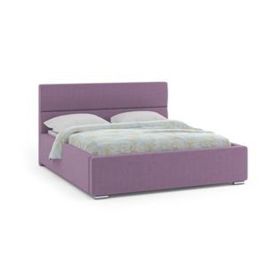 Čalouněná postel NOVATIC 180x200 cm Fialová