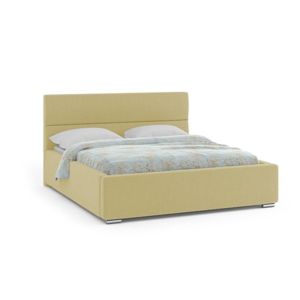 Čalouněná postel NOVATIC 140x200 cm Žlutá