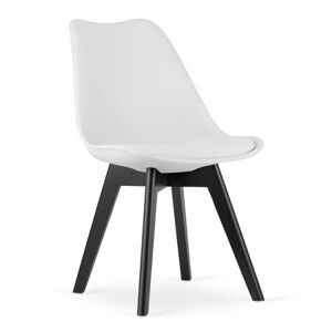 Židle MARK - černá/bílá