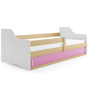 Dětská postel SOFIX s úložným prostorem 80x160 cm - borovice Ružové