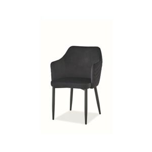 Židle ASTOR- černá/černá