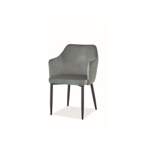 Židle ASTOR černá/šedá