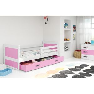 Dětská postel RICO 200x90 cm Ružové Bílá
