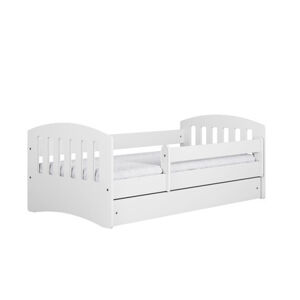 Dětská postel bez úložného prostoru Classic 80x140 cm Bez matrace Bílá