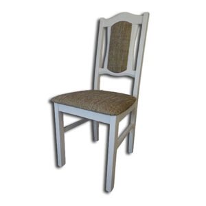 Jídelní židle BOSS 6 - bílá + tkanina 2