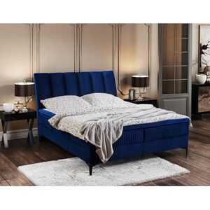 Čalouněná postel ALABAMA rozměr 180x200 cm Modrá