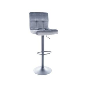 Barová židle C105 - černá/šedá