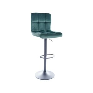 Barová židle C105 - černá/zelená