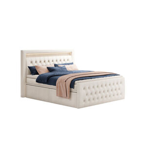 Čalouněná postel CESAR 180x200 cm Béžová