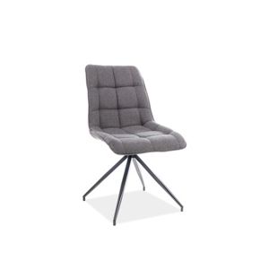 Židle CHIC II černá/šedá