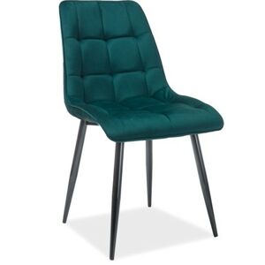 Židle CHIC - černá / zelená