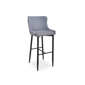 Barová židle COLIN B H-1 černá/šedá