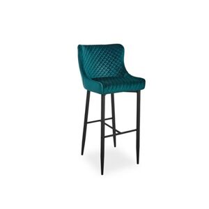 Barová židle COLIN B H-1 - černá/zelená