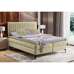 Čalouněná postel Dakota 160x200 cm Krémová