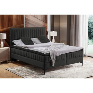 Čalouněná postel Dakota 180x200 cm Černá