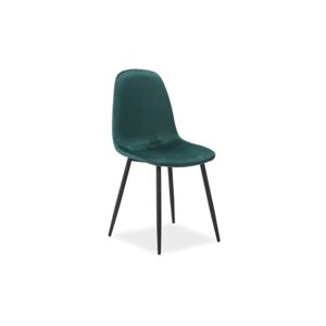 Židle FOX -černá/zelená
