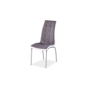Jídelní židle H104  - šedá /bílá
