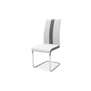 Židle H200 -chrom/světle šedá