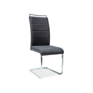 Jídelní židle H-441 - chrom/černá