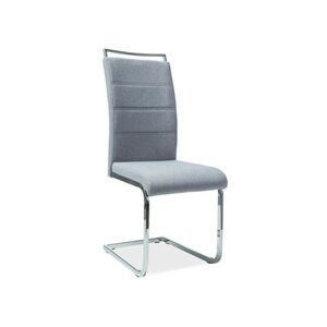 Jídelní židle H-441 - chrom/šedá