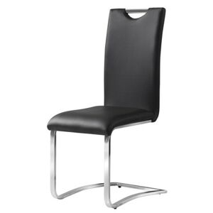 Jídelní židle H-790 - černá ekokůže