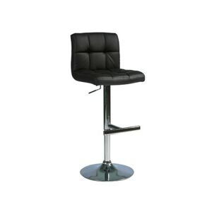 Barová židle C105 - černá eko-kůže
