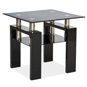 Konferenční stolek LISA D černá lesklá