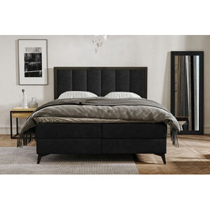 Čalouněná postel LOFT rozměr 180x200 cm Černá