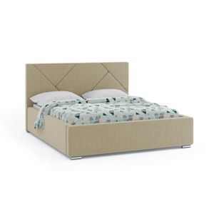 Čalouněná postel ANTIGO 160x200 cm Krémová