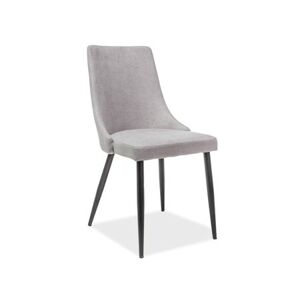 Židle NOBEL - černá/šedá